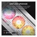case corsair frame 4000d lcd rs argb premium mid tower tempered glass white extra photo 3