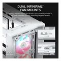 case corsair frame 4000d lcd rs argb premium mid tower tempered glass white extra photo 4