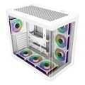 case cooler master elite 600 white 7xargb with 6 x 120mm argb reverse 1 x 120mm argb fans extra photo 1