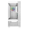 case cooler master elite 690 tempered glass atx white 3x120mm argb fans wood white extra photo 1