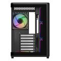 case cooler master elite 600 tempered glass atx 7x120mm argb fans black extra photo 2