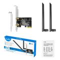 cudy we1300 ac1300 dual band wi fi pcie adapter extra photo 2