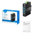 cudy ig1005p 5 port industrial gigabit poe switch extra photo 2