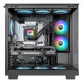 thermaltake la240 argb sync 240 aio cpu liquid cooler black extra photo 5