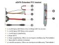 thermaltake a2360 esata to sata bracket extra photo 1