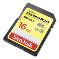 sandisk sdsdxsf 016g 16gb extreme plus sdhc uhs i u3 class 10 extra photo 1