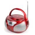 technaxx bt x38 bluetooth stereo radio with cd mp3 usb aux in red extra photo 2