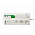 apc pm6u gr essential surgearrest 6 outlets with 5v 24a 2 port usb charger 230v white me diakopti extra photo 2