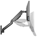 logilink bp0145 mount wall monitor 17 32 steel gas spring arm length 450 mm extra photo 3