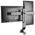 logilink bp0160 dual mount monitor 17 27 steel for sit stand workstation extra photo 3