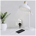 logilink pa0276 socket adapter 1x cee 7 3 2x usb a extra photo 5