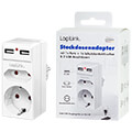 logilink pa0276 socket adapter 1x cee 7 3 2x usb a extra photo 7