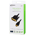 typhoon chb2003 hdmi high speed with ethernet v14 to dvi d cable gold plated 20m black extra photo 1