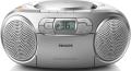 philips az127 12 cd cassette soundmachine with dynamic bass boost silver extra photo 1