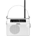 sangean fm am compact analogue tuning portable receiver white extra photo 1