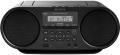sony zs rs60bt cd boombox with bluetooth black extra photo 1