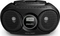 philips az215b 12 cd soundmachine 3w digital tuning black extra photo 1