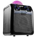 omnitronic partyrocker s mobile bluetooth speaker system with built in light show black extra photo 1