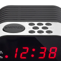 lenco cr 07 clock radio with pll fm and led display white extra photo 1