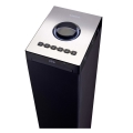 lenco btt 9 speaker tower with cd bluetooth pll fm radio usb and nfc black extra photo 1