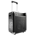 lenco pa 325 portable sound system with bluetooth and party light ball black extra photo 1