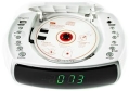camry cr1150w clock radio with cd player white extra photo 1