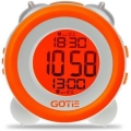 gotie gbe 200p digital clock with mechanical bell alarms orange extra photo 1