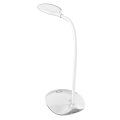 platinet pdlk6700w desk lamp 3w flexible frame white extra photo 1