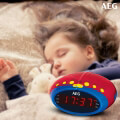 aeg mrc 4143 clock radio red extra photo 1