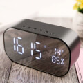 akai abts s2 dual alarm clock and bluetooth speaker 6w with radio aux in and usb for charging blac extra photo 1