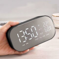 akai abts s2 dual alarm clock and bluetooth speaker 6w with radio aux in and usb for charging blac extra photo 4