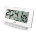 life acl 200 digital alarm clock with indoor thermometer and lcd display extra photo 3