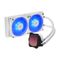 coolermaster masterliquid lite ml240l v2 rgb water cooling white edition extra photo 2