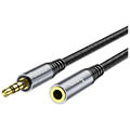 hoco cable 35mm audio extension cable male to female 2m black extra photo 1