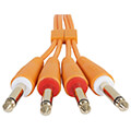 udg gear u97004or ultimate audio cable set 1 4 jack 1 4 jack orange straight 3m extra photo 1