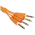 udg gear u97004or ultimate audio cable set 1 4 jack 1 4 jack orange straight 3m extra photo 2