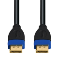 hama 78444 displayport cable double shielded gold plated 5m extra photo 2