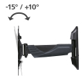 hama 118664 fullmotion tv wall bracket 1 stars 122 cm 48 1 arm black extra photo 2