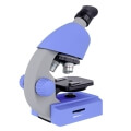 bresser junior 40x 640x microscope blue extra photo 1