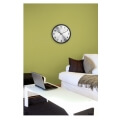 bresser mytime silver edition wall clock black extra photo 2