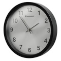 bresser mytime silver edition wall clock black extra photo 3