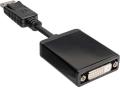 inline adapter cable displayport plug to dvi d female black extra photo 1