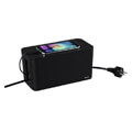 hama 20663 mini cable box black extra photo 2