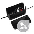 hama 20663 mini cable box black extra photo 3