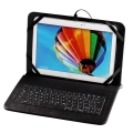 hama 50469 otg black tablet bag 101 with integrated keyboard extra photo 3
