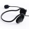 hama 139920 nhs p100 pc office headset with neckband stereo black extra photo 1