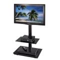 hama 108764 tv stand 1160mm 2 shelves black extra photo 1