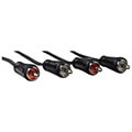 hama 122275 audio cable 2 rca plugs 2 rca plugs 10m extra photo 1