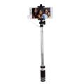 hama 139660 pocket selfie stick with integrated 35mm cable shutter release black extra photo 1