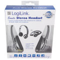 logilink hs0028 smile stereo high quality headset with microphone black extra photo 2